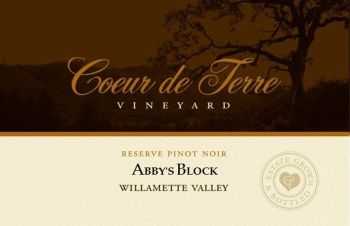 2012 Abby&#39;s Block Reserve Pinot Noir 