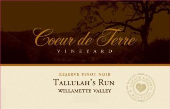 2021 Tallulah&#39;s Run Reserve Pinot Noir 