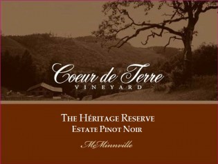 2012 Heritage Reserve Estate Pinot Noir