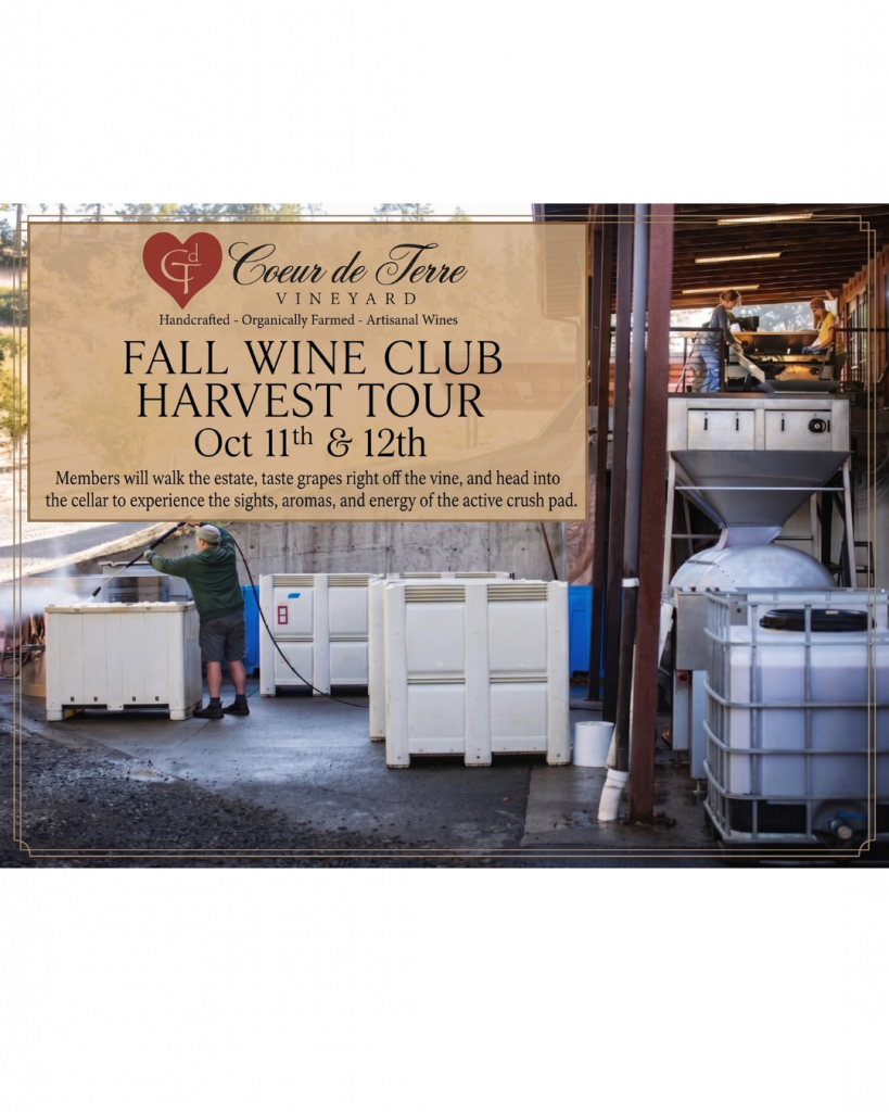 Fall Wine Club Harvest Tour
